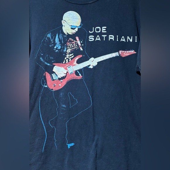 Joe Satriani 2010 Worm Hole Tour Band T-Shirt Men’s Large - Picture 4 of 7